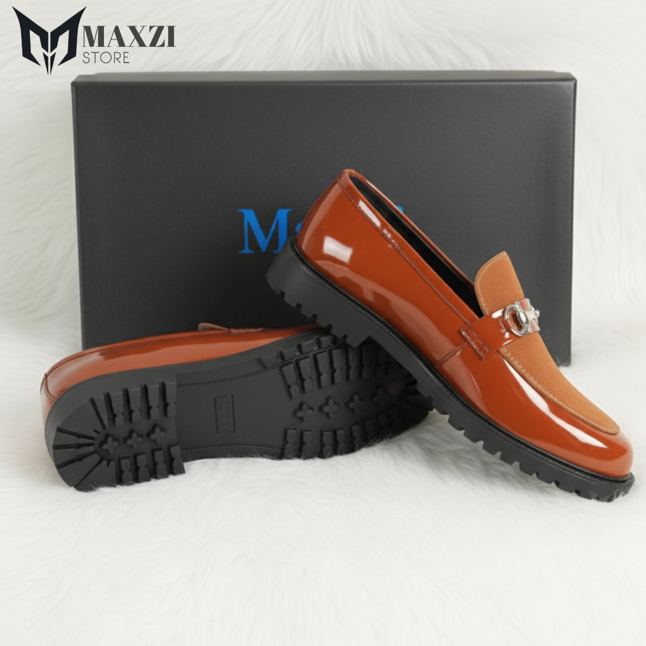 Exquisite Brown Penny Loafers for Men