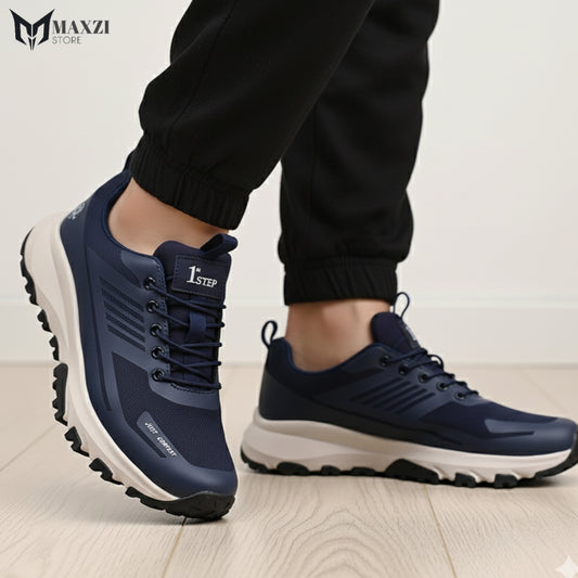 Men's Navy Outdoor Trail Sneakers